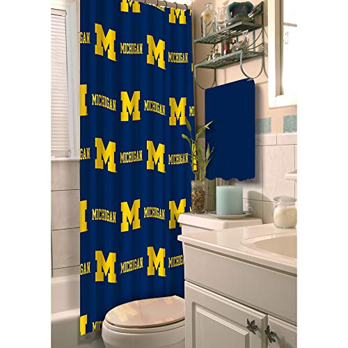 The Northwest Company NCAA Michigan Wolverines Shower Curtain, 72