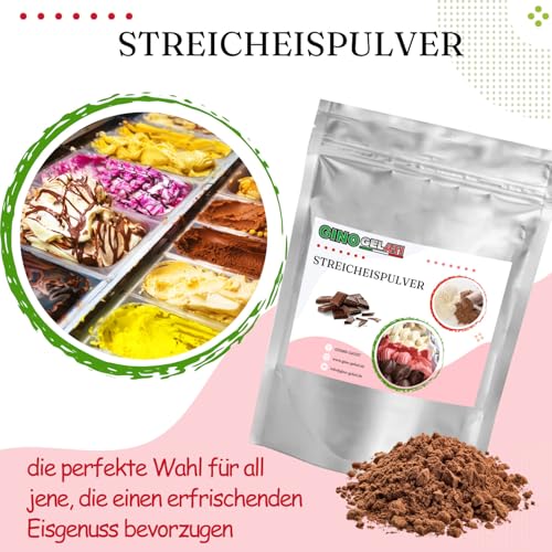 Gino Gelati Waldfrucht Streicheis Pulver 100 Kg mit fruchtigem Geschmack, verschiedene Sorten, Fruchteis selber machen, Intensiver Geschmack, schnelle und einfache Zubereitung – Bild 5