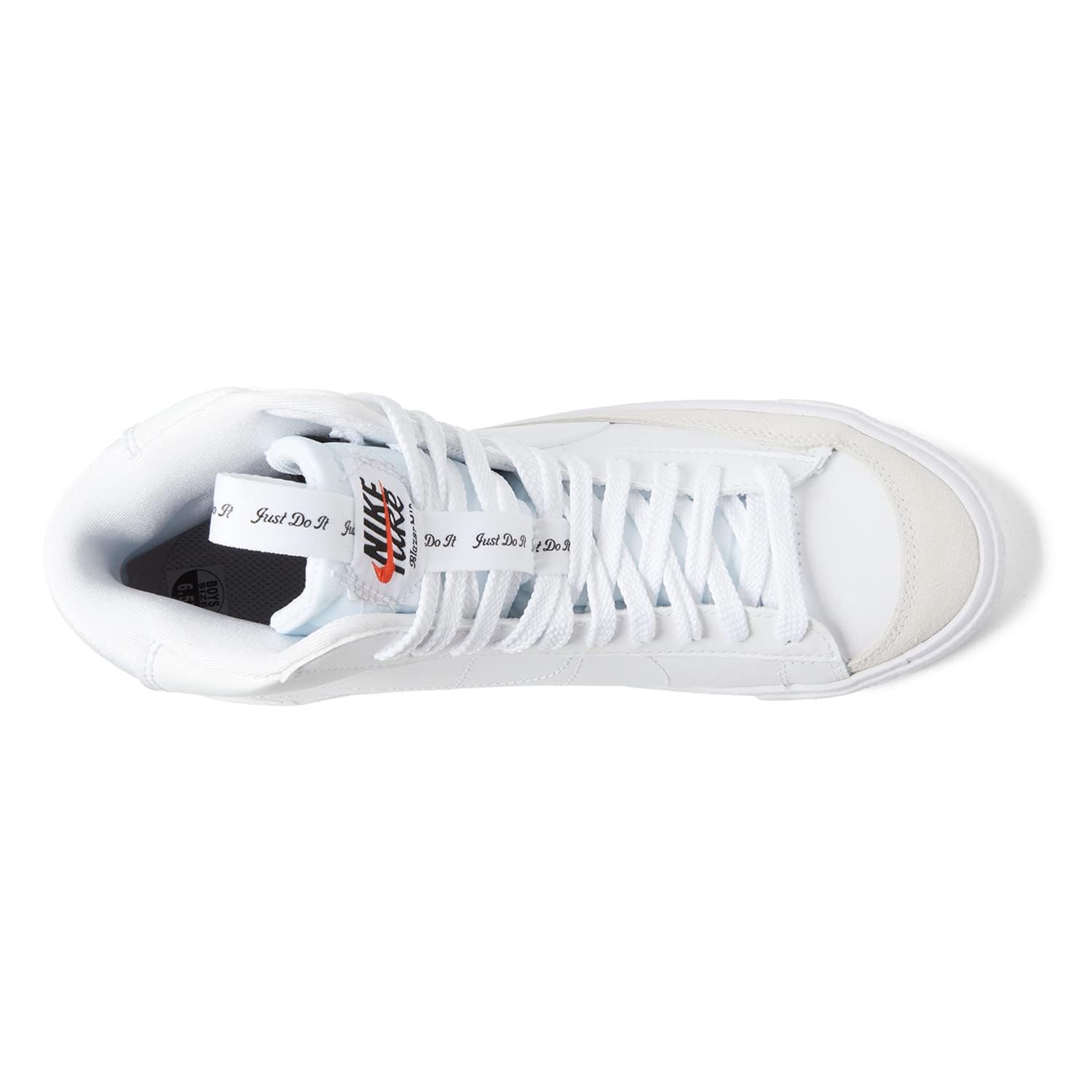 Nike BLAZER MID '77 Sneaker Bianca da Ragazzo DH8640-102
