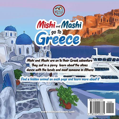 Mishi and Mashi go to Greece: Mishi and Mashi Visit Europe Series - Image 2