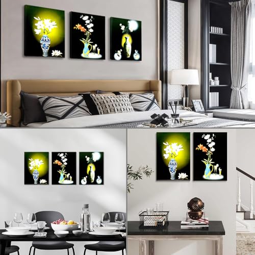 Impression sur toile fleurs decoration murale salon et affiche design