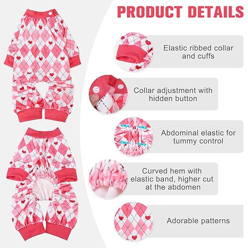 Image of BEAUTYZOO Dog Valentines Outfit, Soft Fleece Puppy Sweater for X-Large Dogs