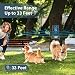 Queenmew Anti Bell Gerät Hunde, 3 Modi Antibell Ultraschall Gerät, 33 Fuß Stopp Hundebell Gerät, IPX4 wasserdichtes Antibell für Hunde für das Training Großer Kleiner Hunde im Freien und Innenbereich