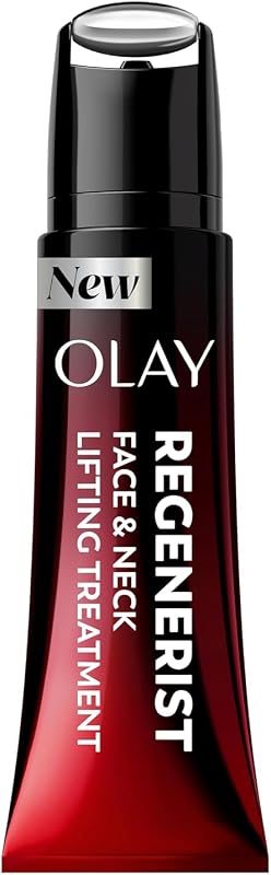 Regenerist Neck and Face Roller, Neck Cream for Tightening and Firming, Anti-Aging Moisturizer for Women, Anti-Wrinkle Serum, Face Lift Cream, Cooling, Fragrance-Free, Hexa-Repair & NAD+, 1.7oz