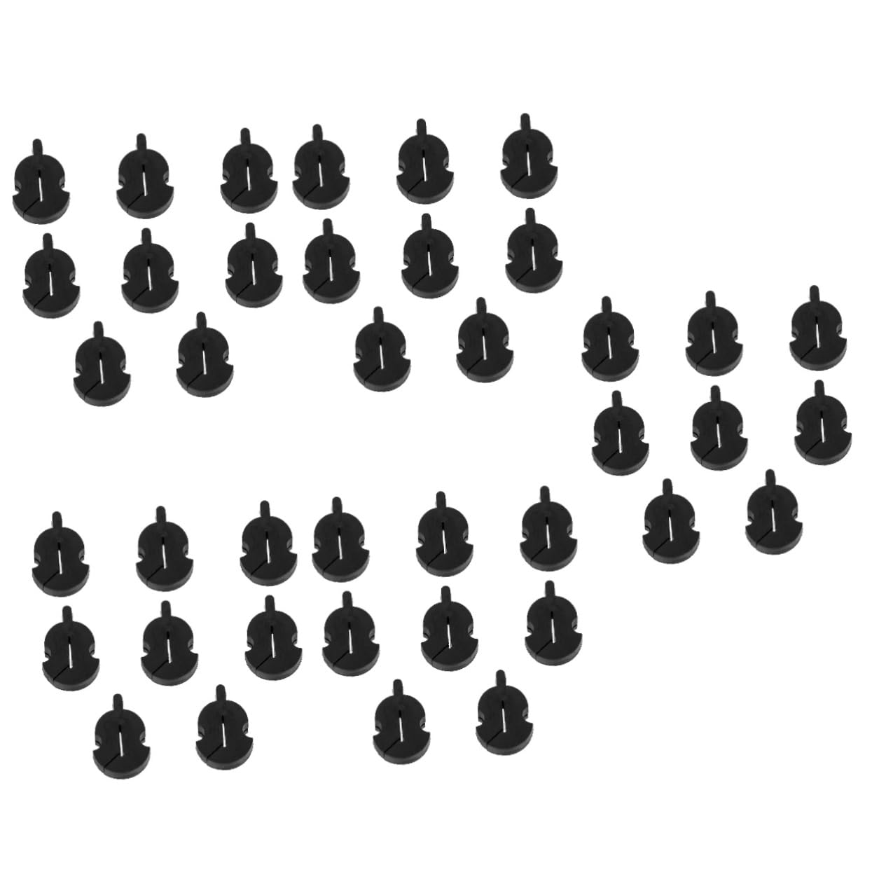 Abaodam 40pezzi Sordina Per Violino Professionale Da Accessori Per Principianti Riduzione Volume Per Pratica Silenziosa Materiale Gomma Resistente Facile Da Installare