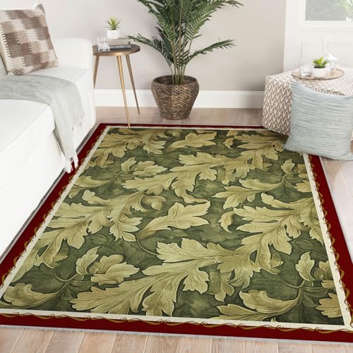 Tapis aquarelle jungle botanique de haute qualité esthétique