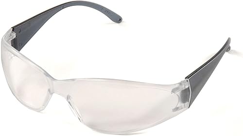 Delta Plus WEL15281GYCLCL - Gafas de seguridad elegantes, cómodas y asequibles, lente transparente, marco gris, talla única