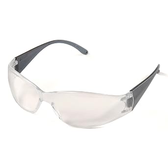 Delta Plus WEL15281GYCLCL Sleek Safety Goggle, Comfortable and Affordable, Clear Lens, Gray Frame, One Size