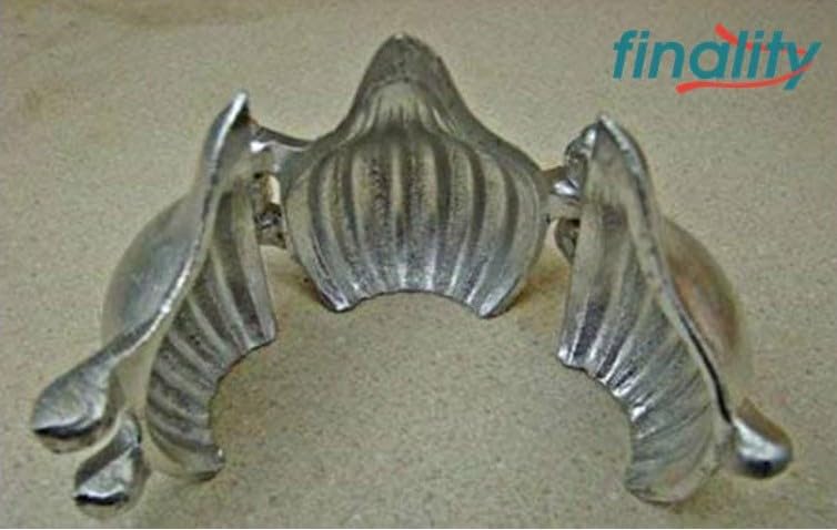 finality Aluminium Modak Mould Modak Maker, Size -Extra Large (Set of 2) 3