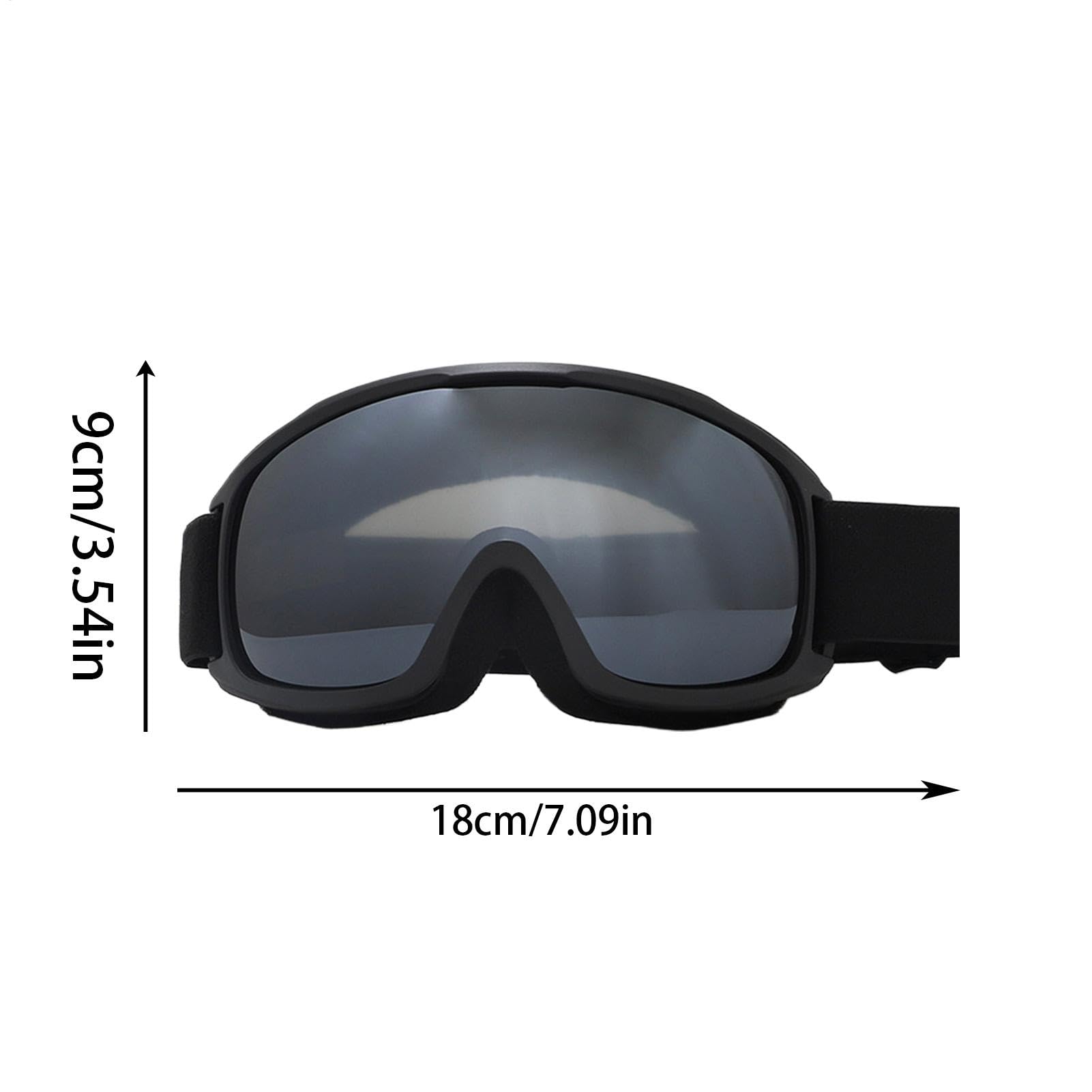 Occhiali da neve da donna, occhiali da sci – occhiali da neve anti-appannamento protezione UV occhiali da sci | occhiali da neve su occhiali, accessori da sci sferici regolabili per uomo
