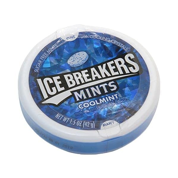Ice Breakers Mints Cool Mint - Pfefferminz Bonbons, 1 Stück (8 x 42 g) – Bild 9