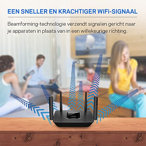 Linksys Mr8300-Eu Ac2200 Mesh Wifi-Router, Mu-Mimo,Einzelpack - Afbeelding 7
