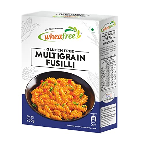 Image of wheafree Gluten Free Multigrain Fusilli (250 Gm) And Rice Maize Penne Pasta (250 Gm) Combo Pack - No Trans Fat | No Cholesterol | No Maida