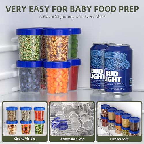 image for JSCARES [10 Pack] 4oz Salad Dressing Container to Go - Small Container
