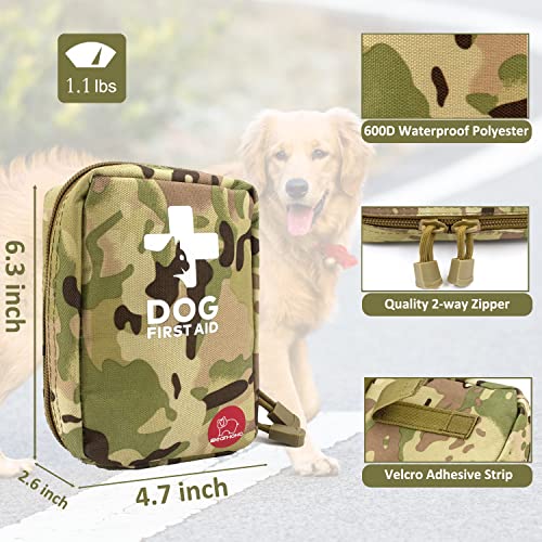 Portable Dog First Aid Kit 72 PCS Medical Supplies with Thermometer Emergency Blanket Splint Pet Emergency Bag for Camping Walking Cycling Car Hiking Portable Dog First Aid Kit 72 PCS Medical Supplies with Thermometer Emergency Blanket Splint Pet Emergency Bag for Camping Walking Cycling Car Hiking