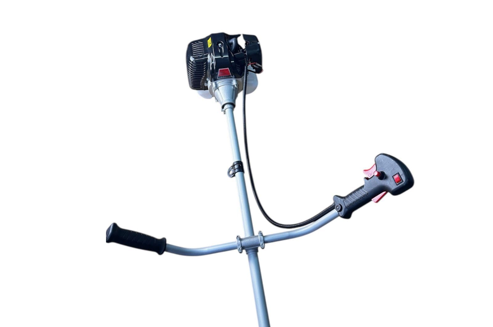 Desbrozadora de Gasolina 43cc 2 Tiempos – Barra Divisible – 2,43 CV – Incluye Disco de Corte, Cabezal de Hilo, Arnés y Kit de Herramientas