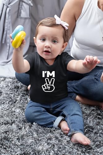 I'm Two - Toddler Outfits - Funny Boy Birthday Shirt Cute Girl Tshirts 2 Years Old Tees Clothes3