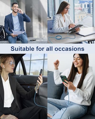 Image of 2Pack USB C to C Charging Cable 3FT Certified Braided iPhone 17 Type C Charger Cord, Apple USB-C Cable Car Fast Charge Cord for iPhone 17 /17Pro Max /Air /17e /16e /16Pro Max /15Pro /15, iPad Pro Air Mini