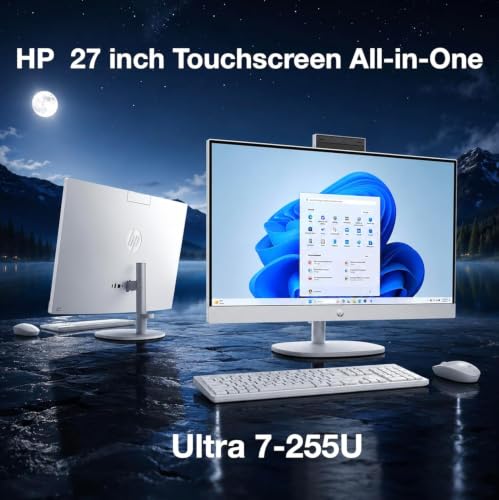 Image of HP 27 Copilot+ All-in-One PC 27 inch Touch IPS FHD Display Intel Ultra 7-255U