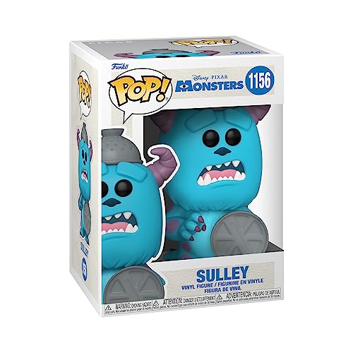 Funko Pop! Disney Pixar: Monsters Inc 20th - Sulley With Lid - Monstruos, S.A - Figura de Vinilo Coleccionable - Idea de Regalo- Mercancia Oficial - Juguetes para Niños y Adultos - Movies Fans