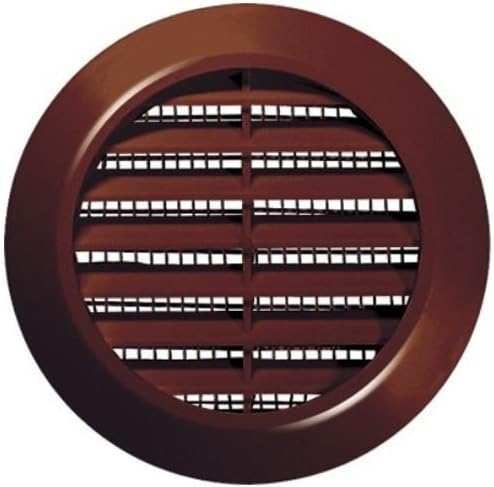 Ventilation Grille Diameter 60 mm Round Brown Insect Net Exhaust Air Grille Supply Air Exhaust Air Grille Ventilation T74
