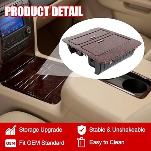 Portavasos para consola central estilo Woodgrain miniatura 5