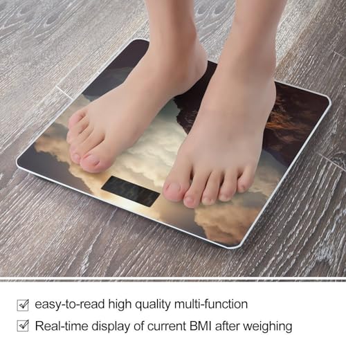 Báscula Digital de Baño con Capacidad 400 lb y Display LCD miniatura 5