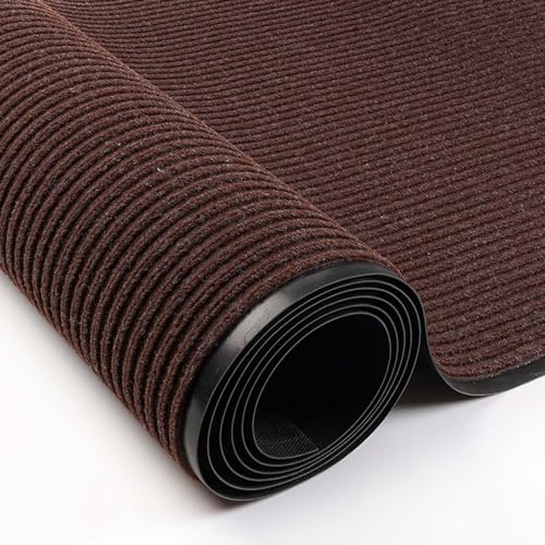 PNJKGY ���փ}�b�g ���O �W���C���g�}�b�g �唻 �S���}�b�g ���ׂ�~�߃V�[�g �f�����ق�������� �z�����Ɗ���~�ߌ��� 3D�O���b�h�p�^�[�� ���R�ɃJ�b�g�\ �������ȒP �X�ܗp���փ}�b�g �Ɩ��p(�u���E��,90x150cm)