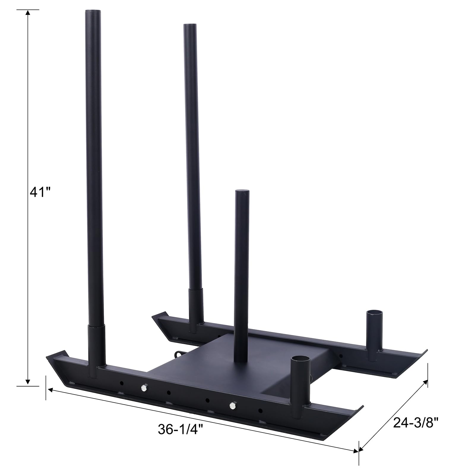 AVGVLIJ Weight Training Pull Sled, Fitness Strength Speed Training Sled, Steel Power Sled Workout Equipment for Athletic Exercise and Speed Improvement, Suitable for 1