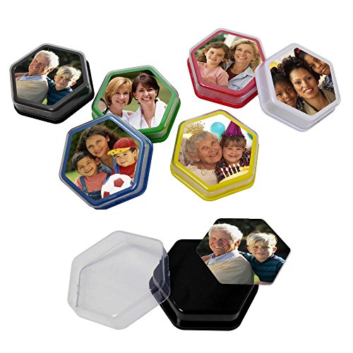 Talking Products, Talking Tiles Diktiergeräte, Kommunikations-Sound-Tasten. Packung mit 6 Farben, 80 Sekunden Aufnahme. Lernressourcen für pädagogisches Klassenzimmer, Antwort-Summer für Spielshows.