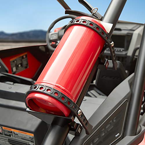 Kemimoto UTV Fire Extinguisher Holder, Adjustable Quick Release Roll Bar Fire Extinguisher Mount Compatible with Polaris RZR, Can Am Maverick/Commander, Honda Talon/Pioneer 1000 700 500