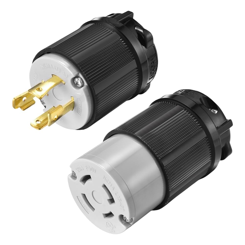 NEMA L15-30P / 30C Twist Verrouillage connecteur triphasé 4 broches