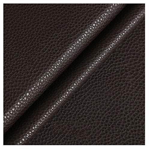 Tissu Cuir PU Litchi Noir Antistructurel pour Rénovation Sacs et Décors