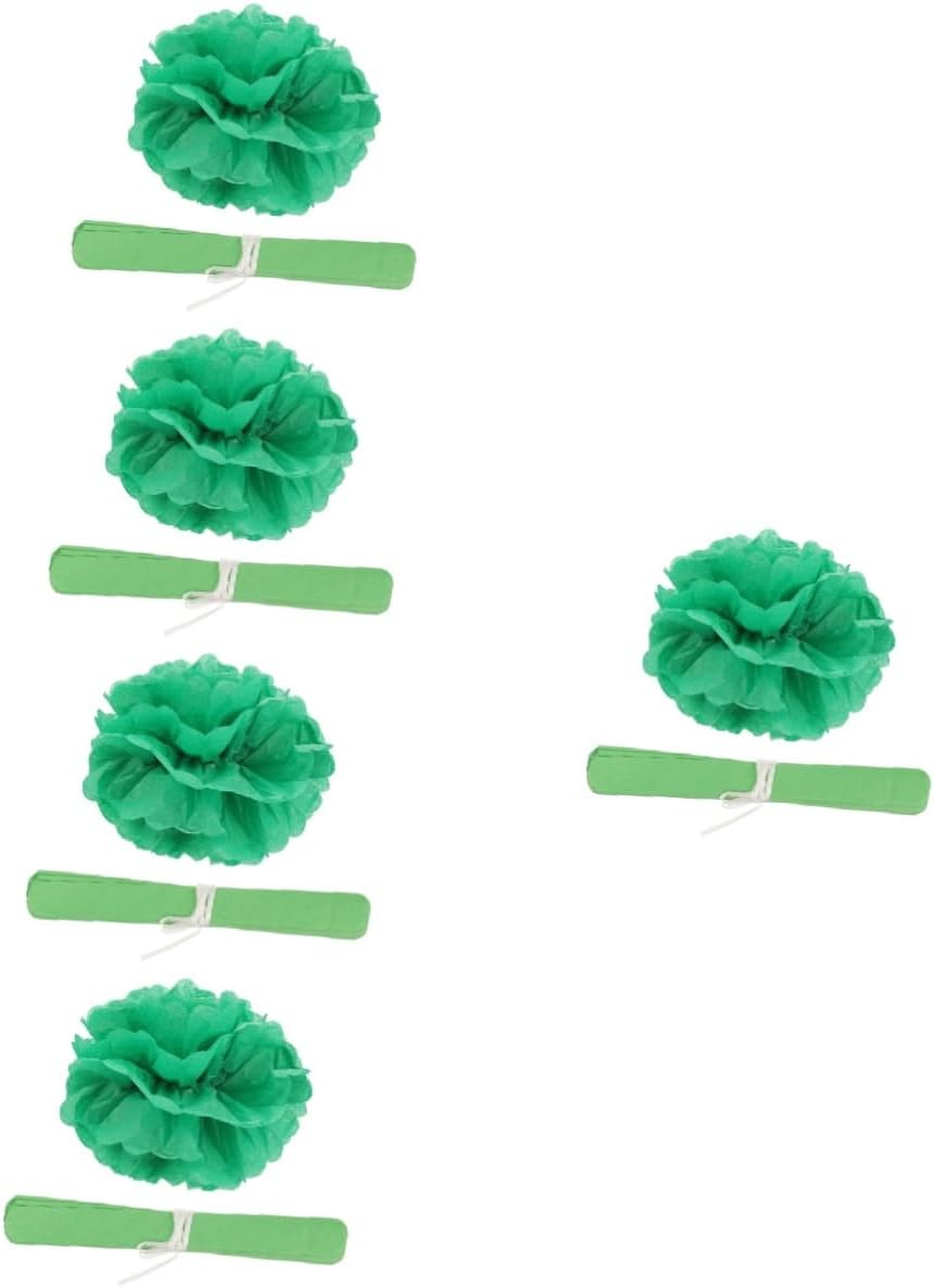Mobestech 100pcs Paper Flower Pom Poms Hanging Decorations for Parties Weddings and Events Light Weight Easy to Colors for Crafting and Festive Decor