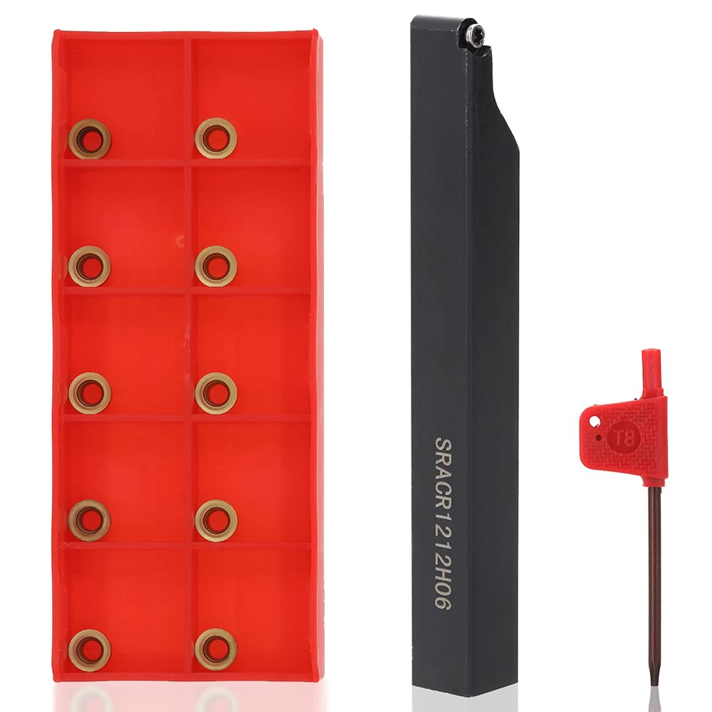 Hingers SRACR1212H06 Tool Holder Indexable Boring Bar Wrench For Lathe Turning Tool With Carbide Insert