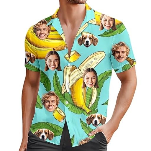 Camisas Hawaianas Personalizadas para Hombre Camisa Hawaiana Foto de Cara Personalizada Hombres Camisa Casuales de Manga Corta con Botones Personalizadas para Playa Verano Estilo Tropical Camisetas | Ya disponible en tu tienda friki favorita! En mundofriki.es! Camisas Hawaianas Personalizadas para Hombre Camisa Hawaiana Foto de Cara Personalizada Hombres Camisa Casuales de Manga Corta con Botones Personalizadas para Playa Verano Estilo Tropical Camisetas | Ya disponible en tu tienda friki favorita! En mundofriki.es!
