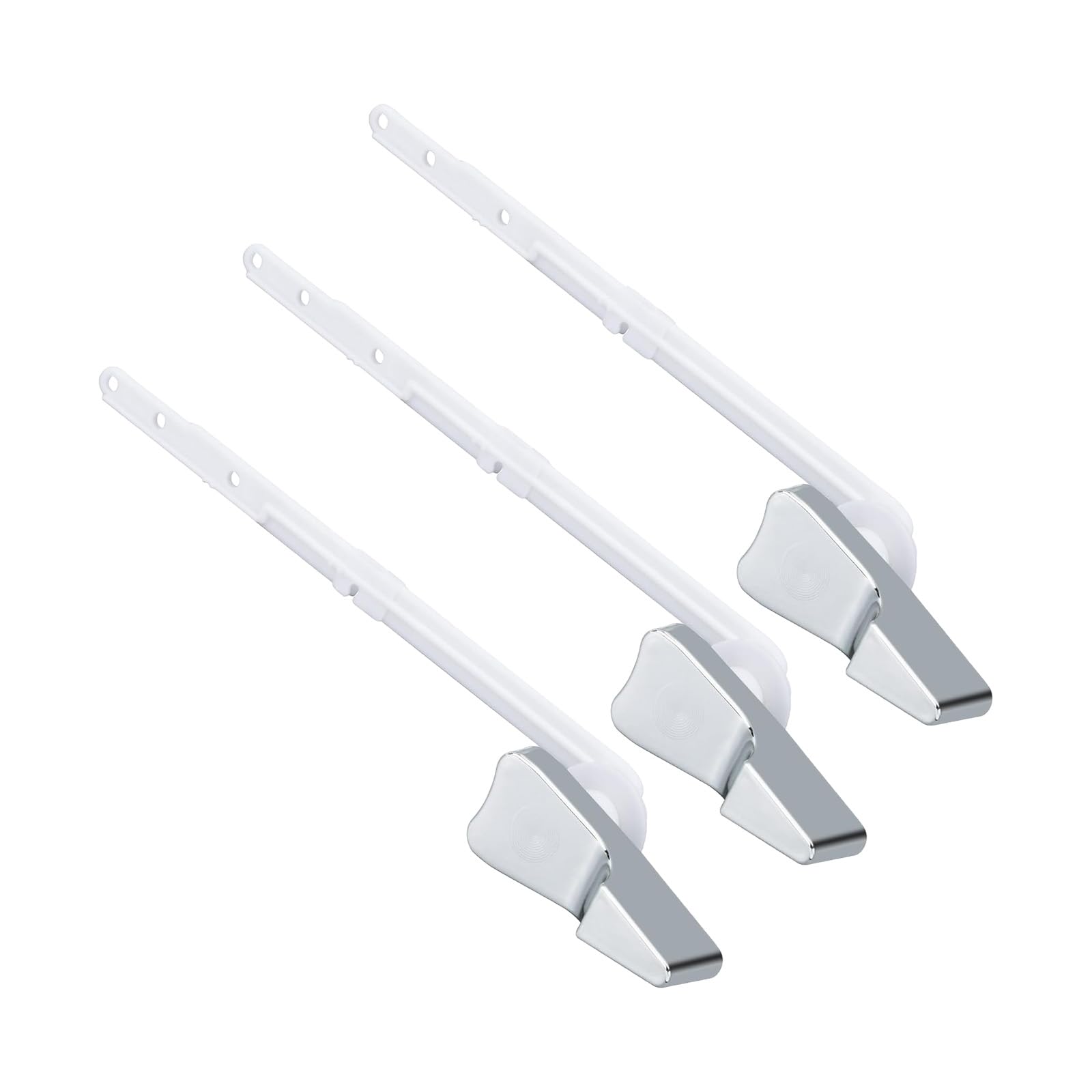 Msioytog Multicolor 3Pack Toilet Flushes Rod Replacement Toilet Tanks Levers With Standard Flushes Adapter Front Mount Part