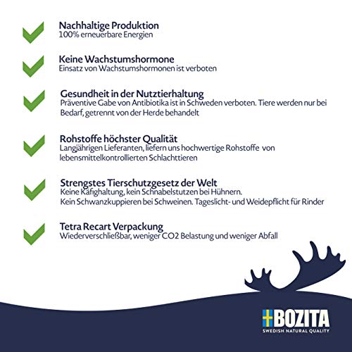 Bozita Häppchen in Gelee Nassfutter mit Schellfisch im Tetra Recart 16x370g - Getreidefrei - nachhaltig produziertes Katzenfutter für… – Ansicht 2