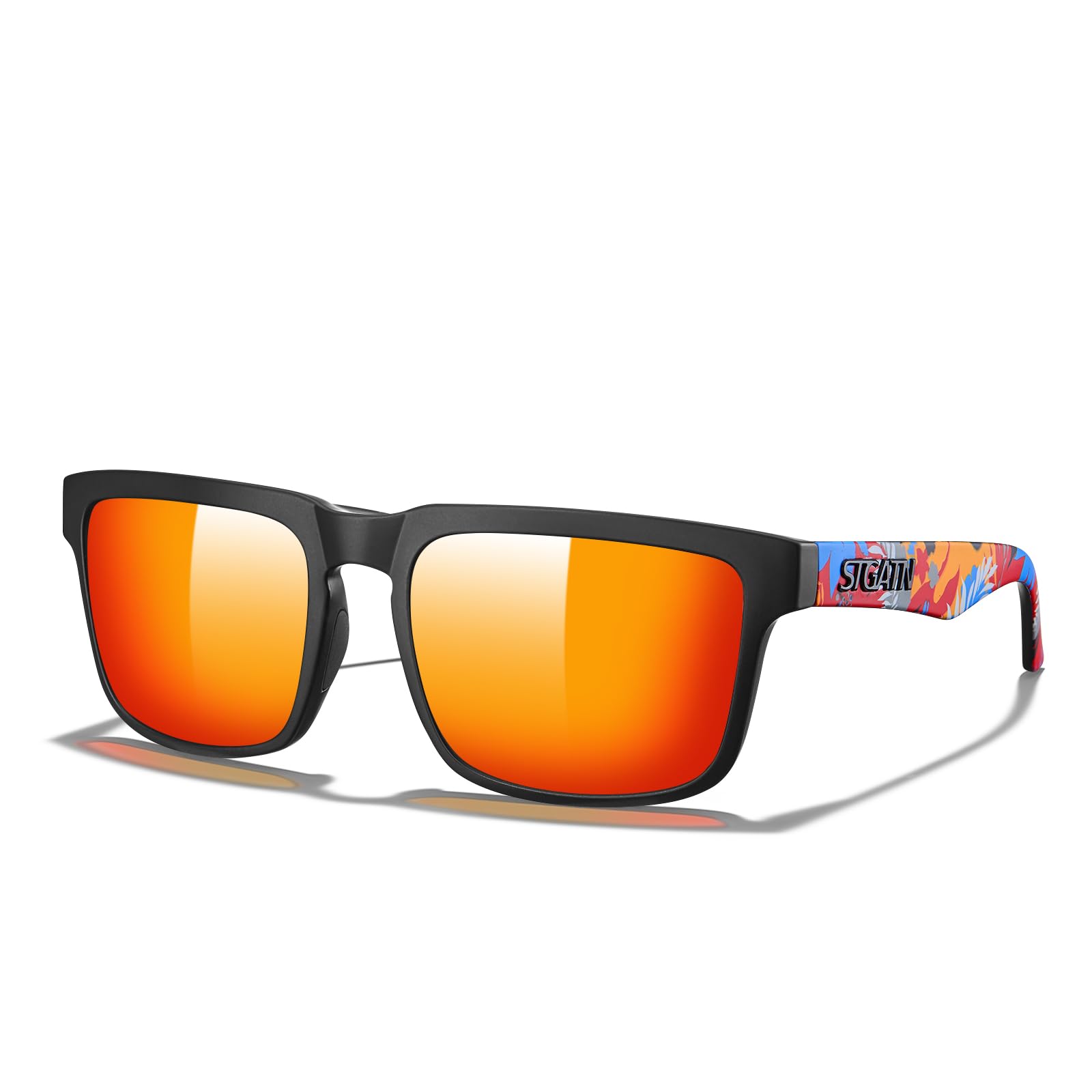 STGATN Big Heads XL Occhiali da sole da uomo con protezione UV polarizzata, montatura larga 155MM per visi grandi, occhiali ultraleggeri TR90 per la guida, la pesca e lo sport Categoria 3