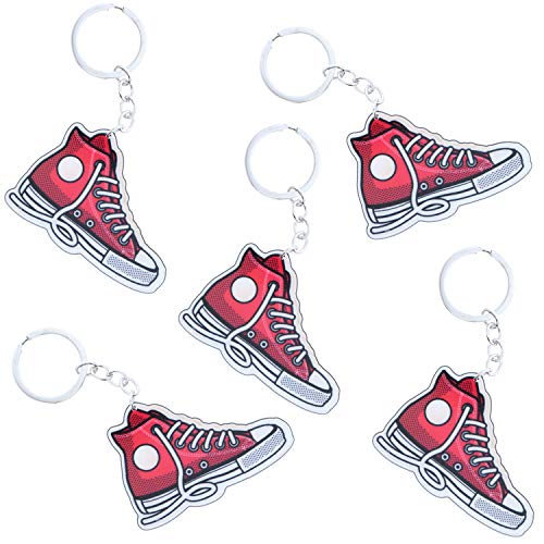 SandT Collection Bright Acrylic Sneaker Keychain Keyring