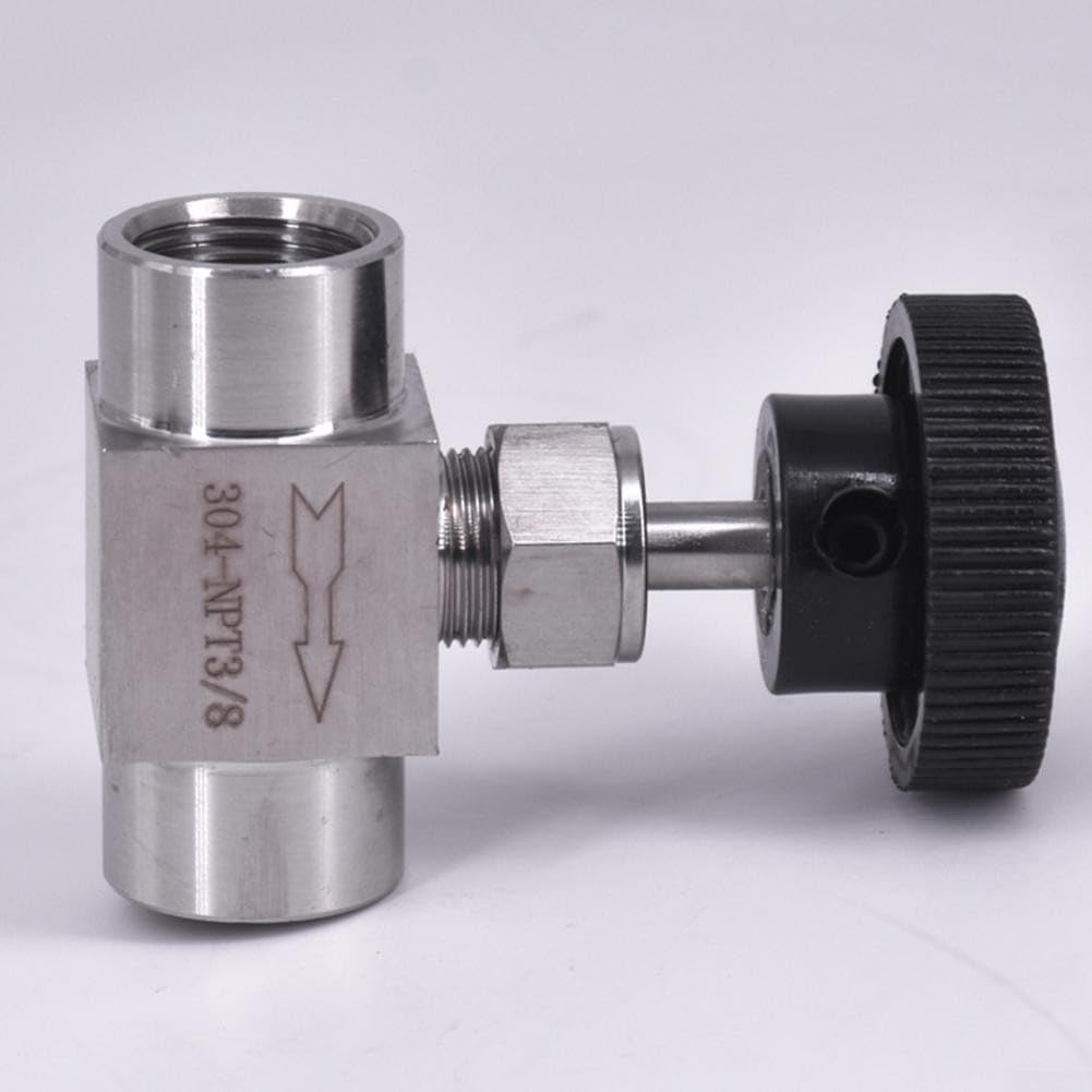 Vanne à vis interne en acier inoxydable 304 - Vannes à aiguille (3/8)