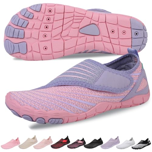 Image of Voyabarefoot Shoes for Women Men 2026 Upgrade Wide Toe Box Barefoot Hiking Sandals,Non-Slip Adjustable Water Shoes for Beach Walking Travel, Comfortable Slip On Walking Shoes