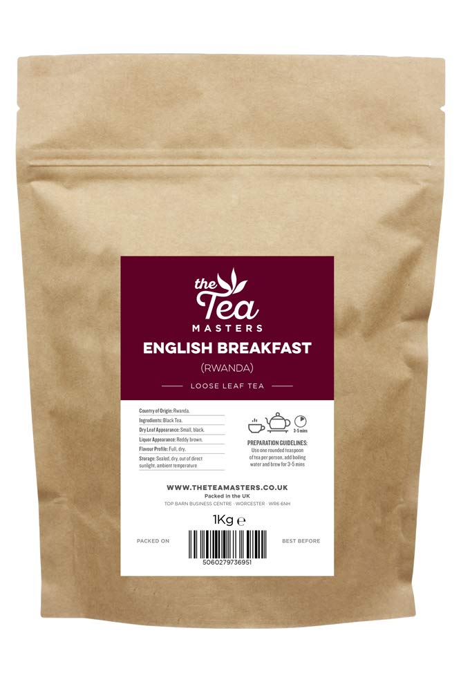 The Tea Masters Loose Leaf Tea - English Breakfast - Rwanda (1x1kg)