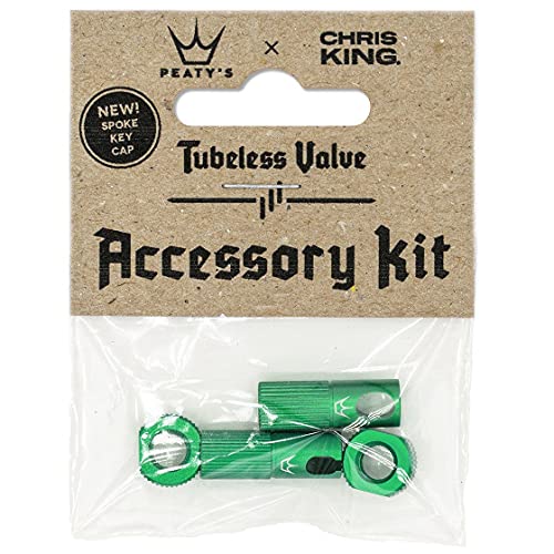 Peaty's Valve TubelessAccessory Kit Emerald - PTV2-ACCS-EMR-12