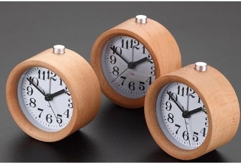 Miniatura 4 de IREVOOR reloj despertador silencioso para escritorio, redondo, con luz nocturna