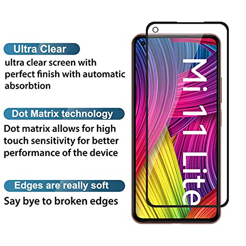 Image of POPIO Military-Grade Gorilla Tempered Glass for Xiaomi Mi 11 Lite / 11 Lite 5G NE / 11 Lite 5G | 9H Hardness, Edge-to-Edge, Bubble-Free