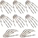 8 Pieces Halloween Realistic Life Size Skeleton Hands Plastic Fake Human Hand Bone Zombie Party Terror Scary Props