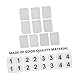 Gadpiparty 6000pcs Round Self Adhesive Number Stickers Outdoor Number Labels Easy Identification for Bins Toolboxes Organization Versatile