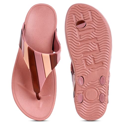 Image of FLITE Women's Daily Use Slippers - Tan Copper (Fl 427, Numeric 8)