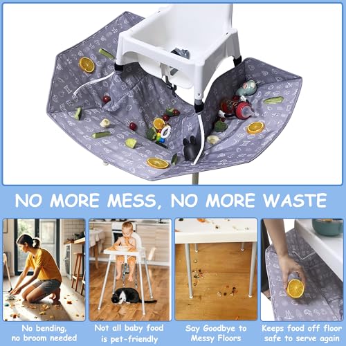 Image of Food Catcher Compatible with IKEA Antilop High Chair, Baby & Toddler Feeding Essentials, Under High Chair Accessory, Highchair Not Included